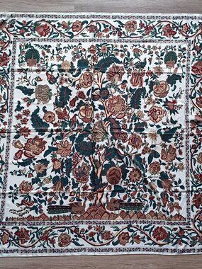 Women's Scarf, 100% Silk, 49" x 49", White